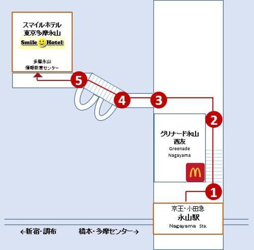 Smile Hotel Tokyo Tamanagayama מראה חיצוני תמונה